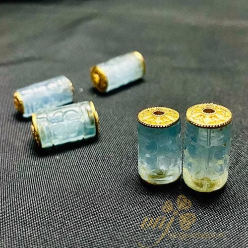 Charm Đá Aquamarine 28