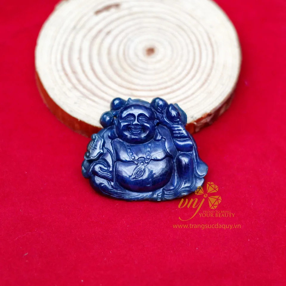 Tượng Phật Di Lặc Sapphire Blue Cao Cấp TS3