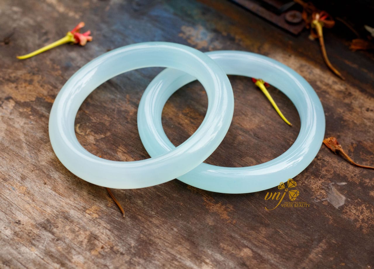 Vòng tay Aqua Chalcedony