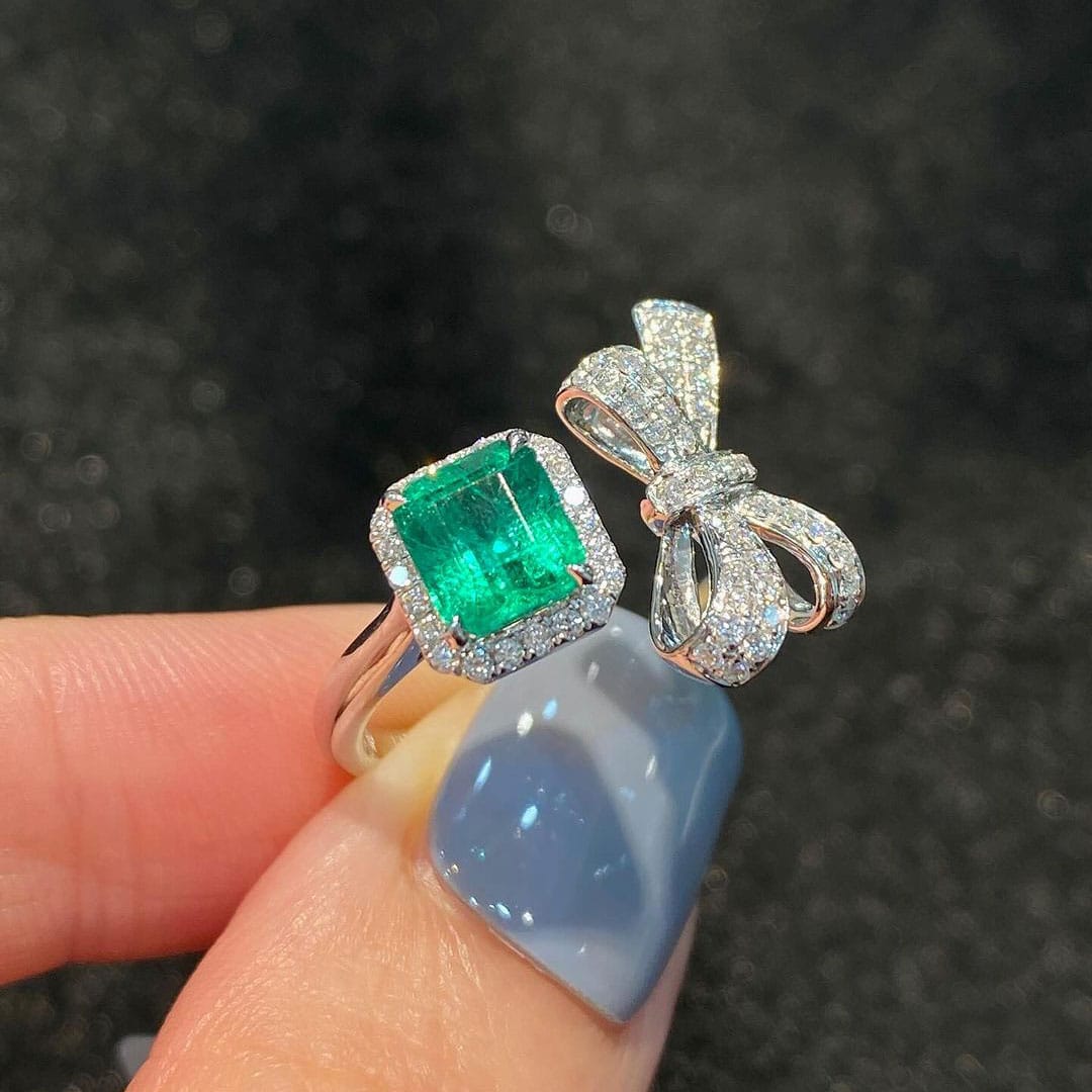 Đá Emerald Thiên Nhiên Dqe1