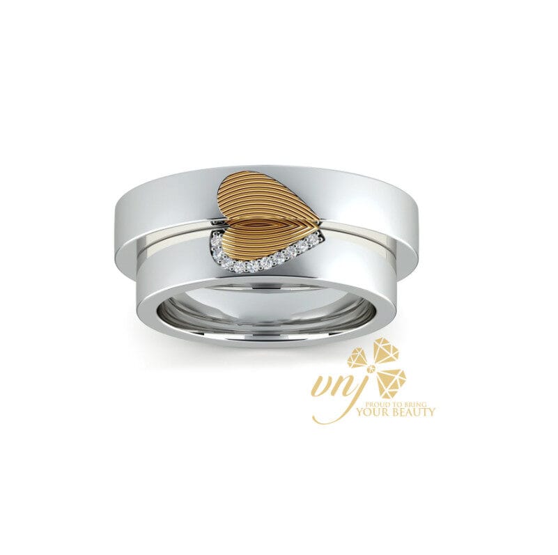 Nhẫn Vân Tay Nhẫn Cưới Nhẫn đôi (5)