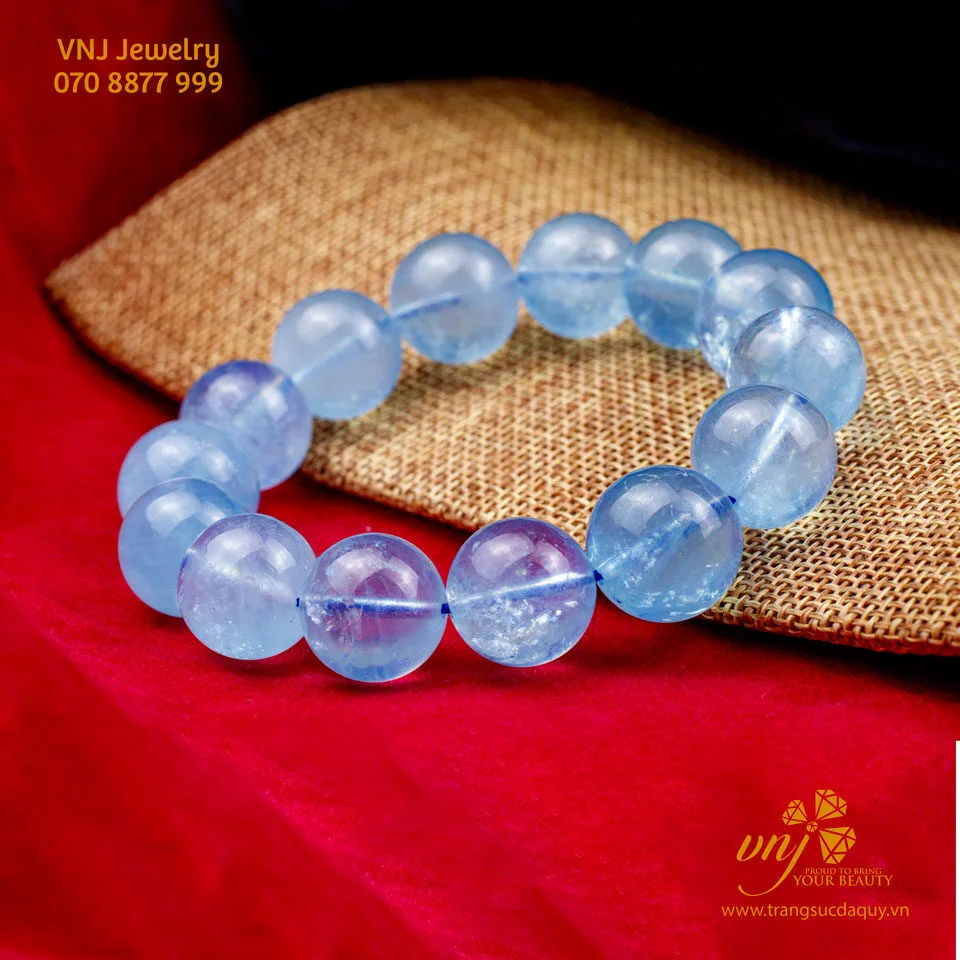 Chuỗi Vòng Tay Aquamarine Vip