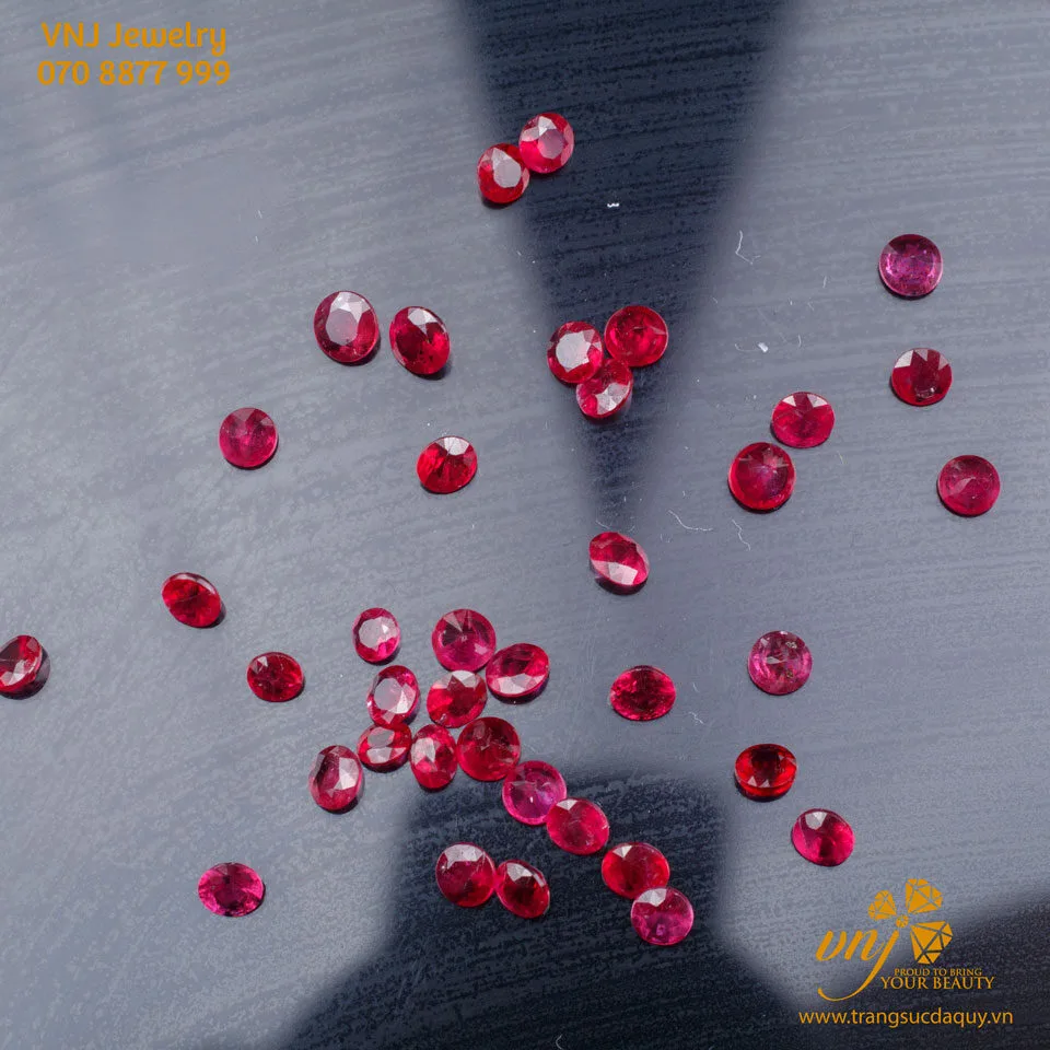 Đá Quý Ruby Lục Yên Thiên Nhiên 3.5 Ly (2)