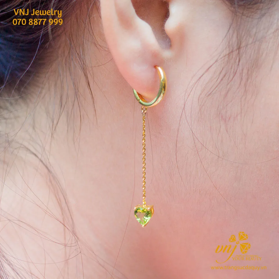 Bông Tai Peridot Btp5