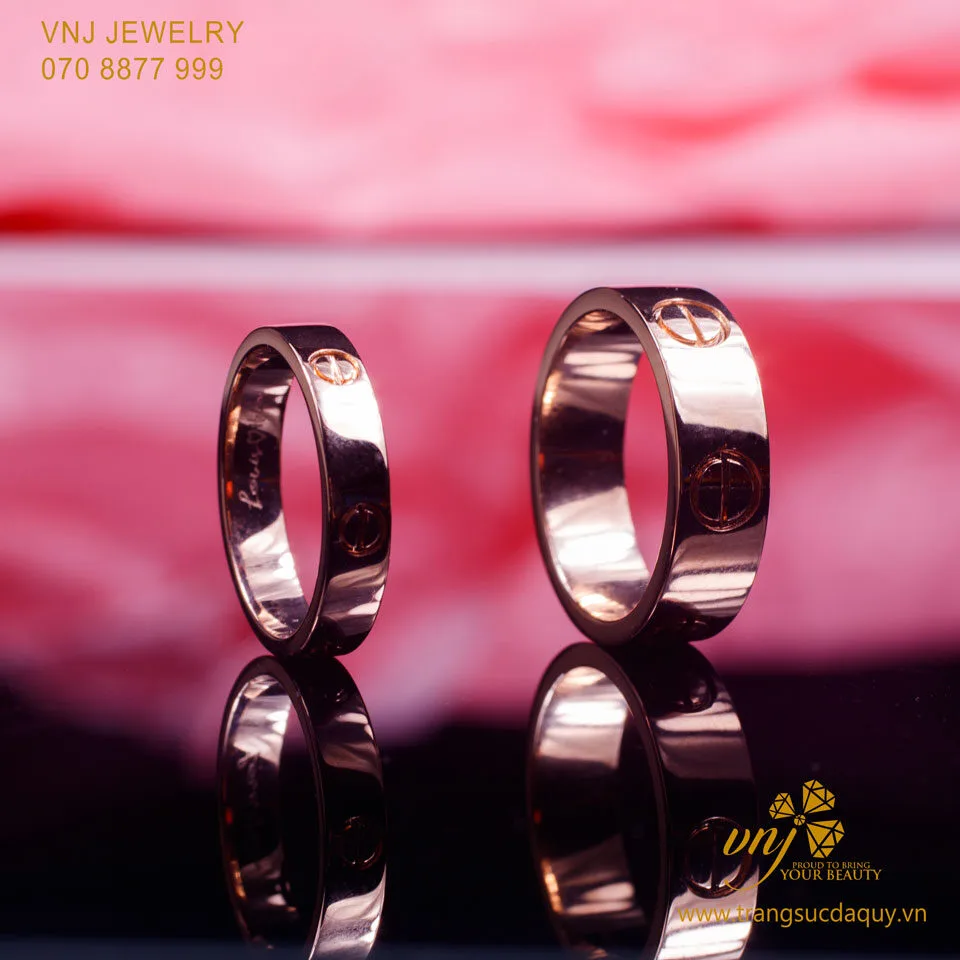 Nhẫn Cưới Hoa Văn Catier NC34
