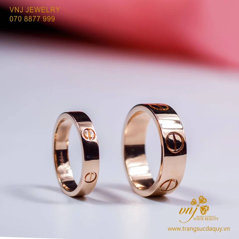 Nhẫn Cưới Hoa Văn Catier NC34