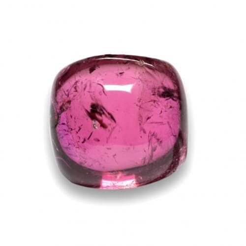 3.03ct Cushion Cabochon Rubellite Tourmaline