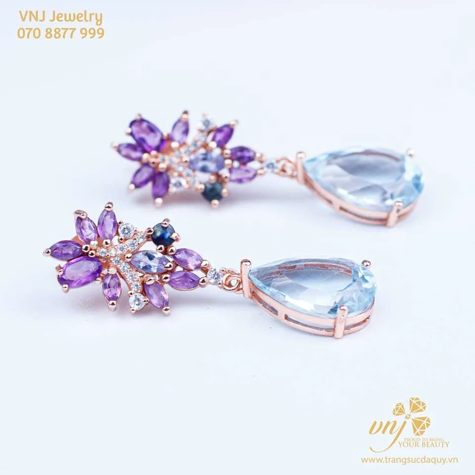 Bông Đá Tai Ruby Btr15