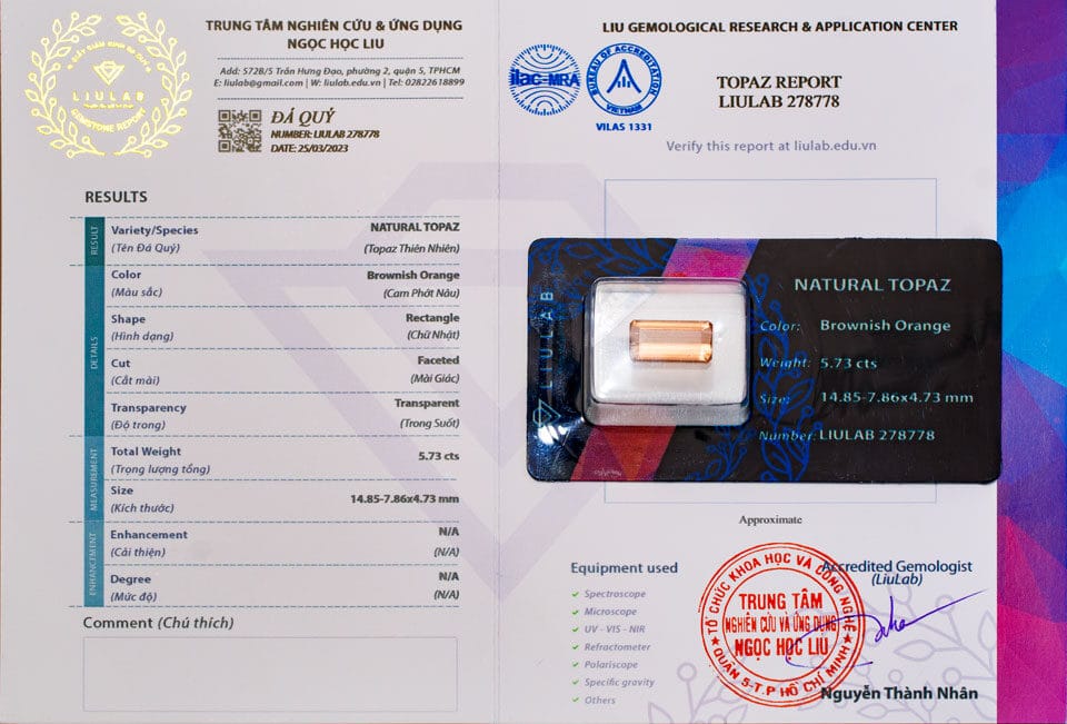 Topaz Cam Thiên Nhiên Mài Chữ Nhật (3)