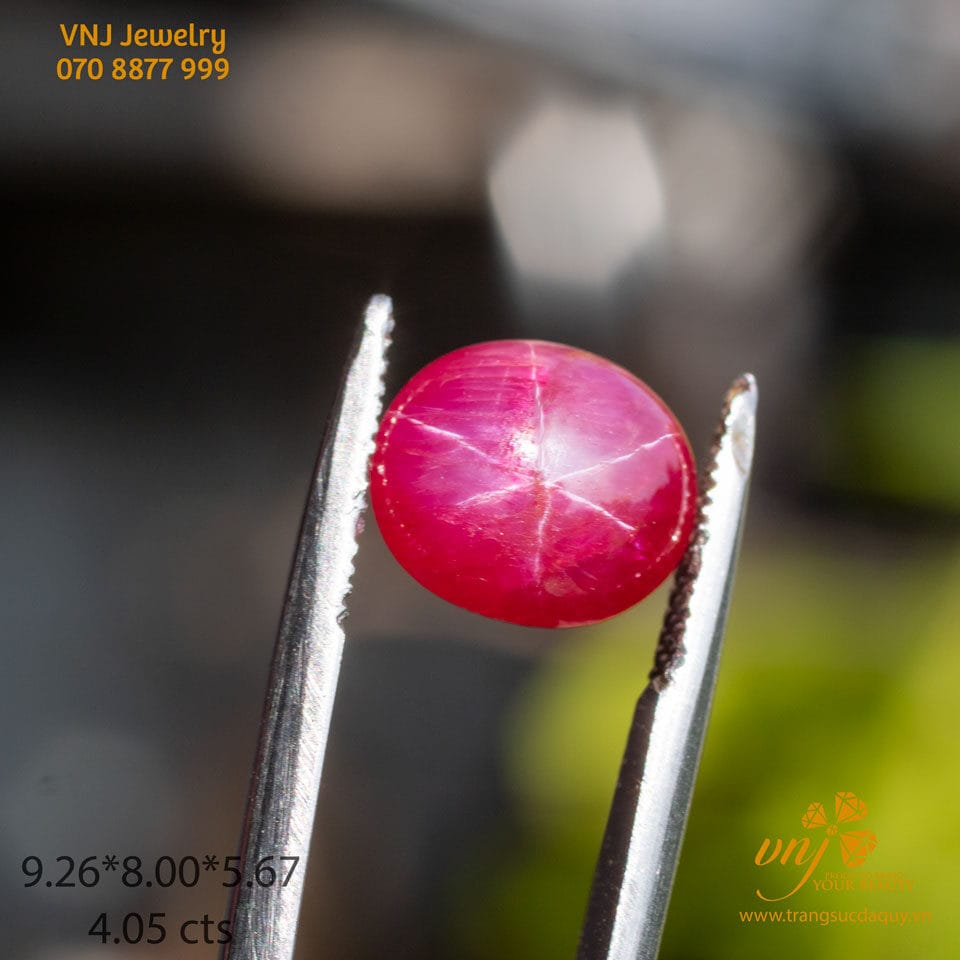 Đá Ruby Sao Thiên Nhiên Vjr22 (2)