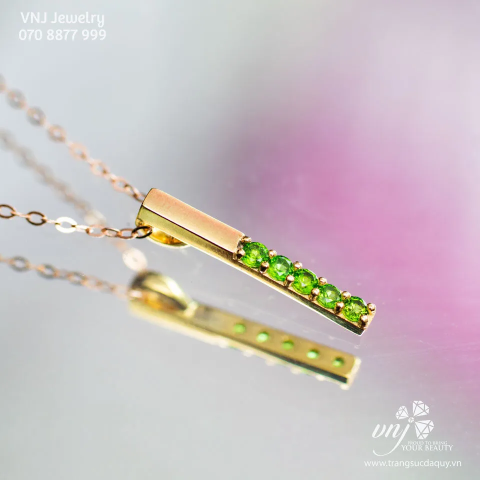 Mặt Dây Chuyền Đá Garnet Xanh Tsavorite Mdg6 (3)