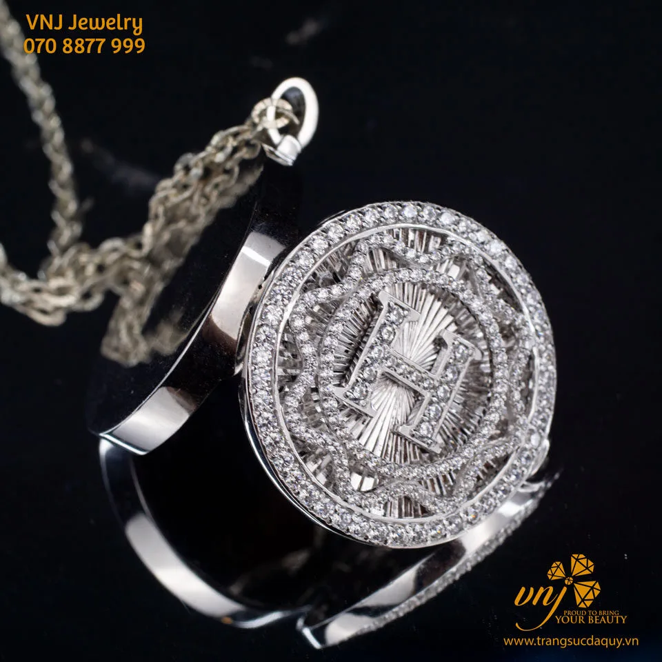 Mặt Dây Chuyền Lồng Ảnh Đính Kim Cương (3)