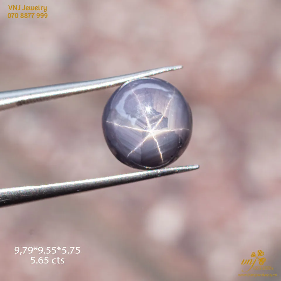Sapphire Sao Xanh Thiên Nhiên Mài Trơn 9.799.555.75