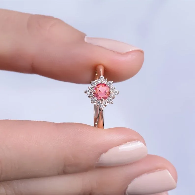 Spinel Đỏ Hồng Thiên Nhiên Dqsi6