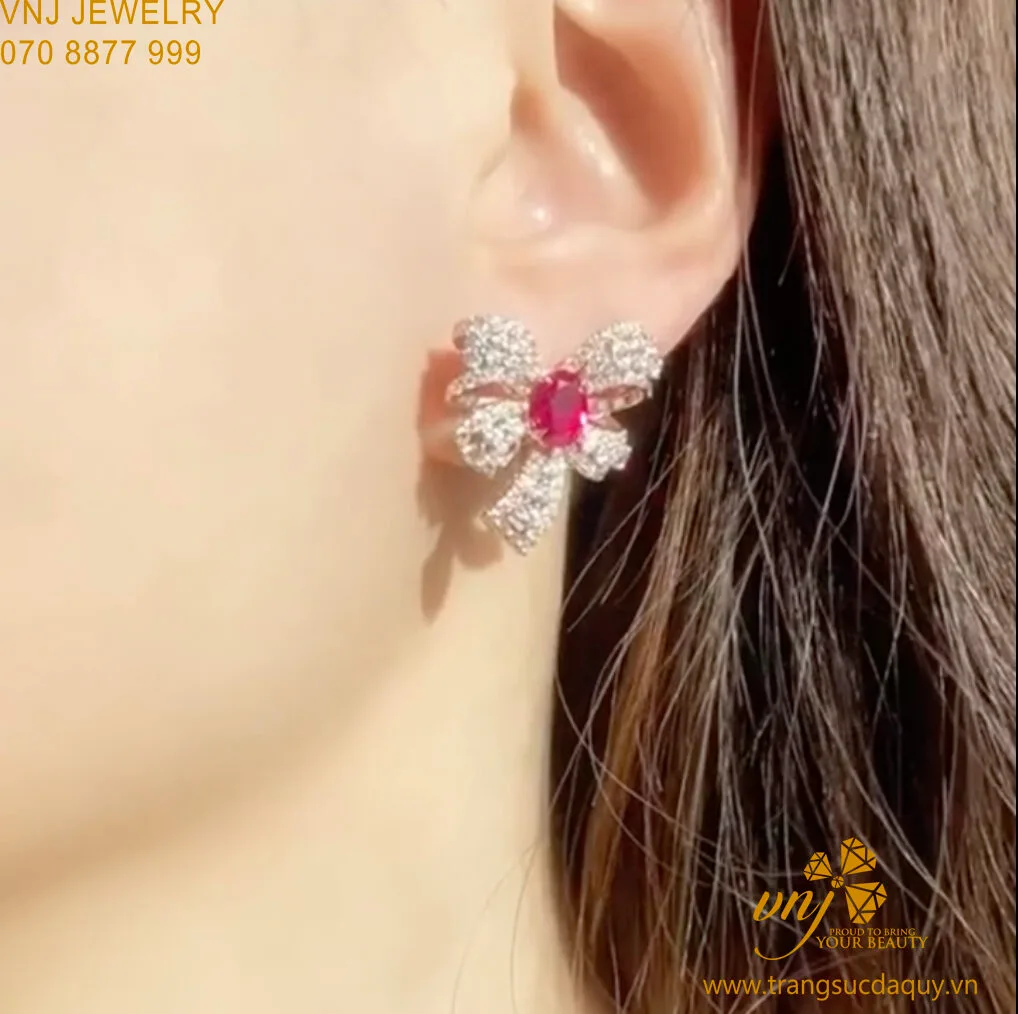 Bộ Trang Sức Đá Ruby