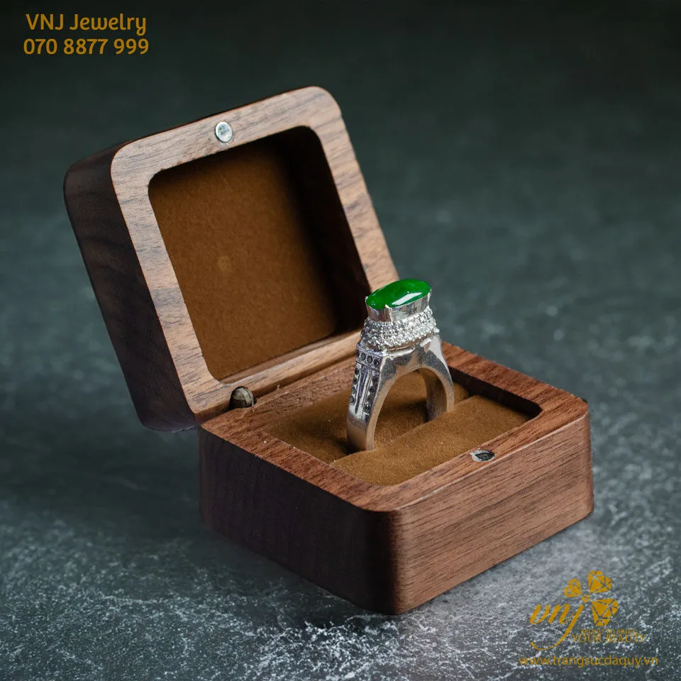 Nhẫn Đá Ngọc Phỉ Thuý Cao Cấp Nwj3 (2)