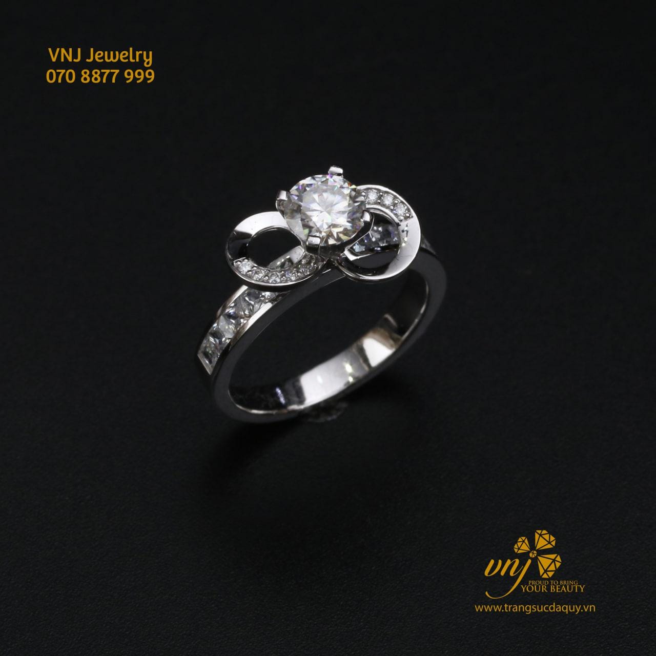 Bộ Trang Sức Kim Cương Trắng BKC1 - Ảnh 7