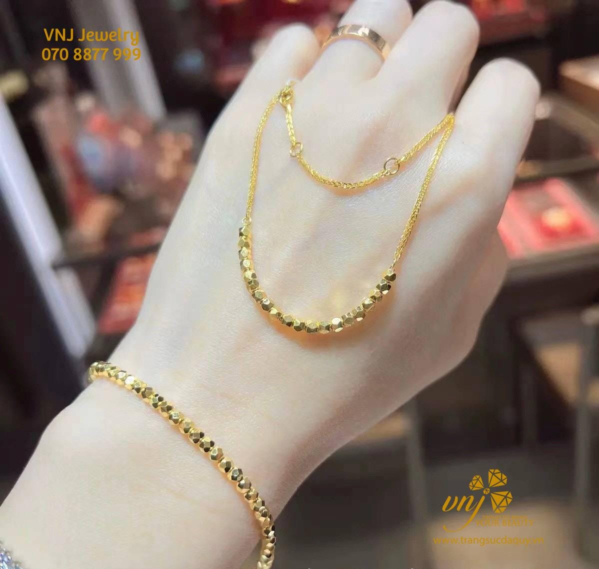 Charm Bi Vuông Vàng 24K CO18