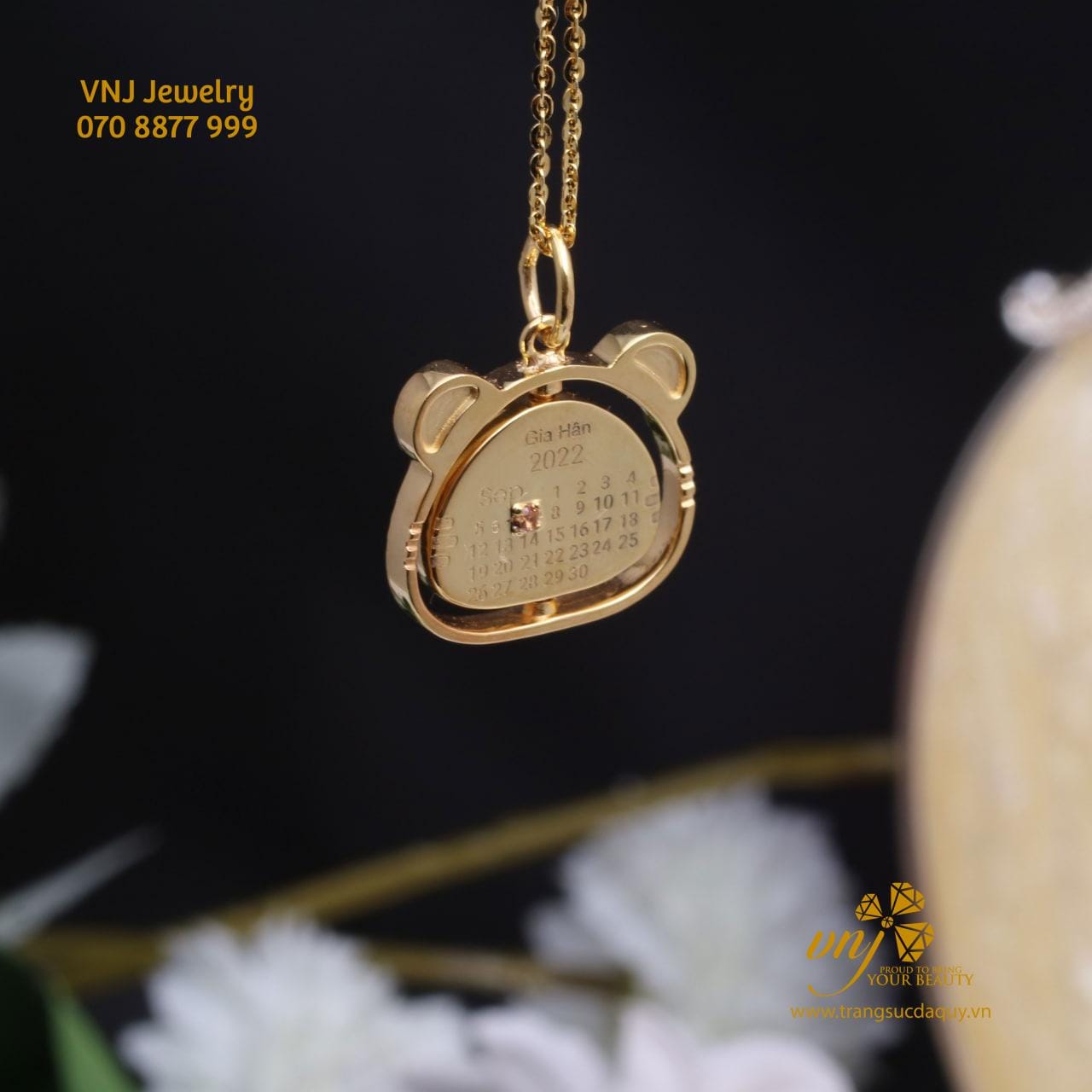 Mặt Dây Chuyền Khắc Tuổi & Năm Sinh Cho Bé MG2 - Ảnh 4