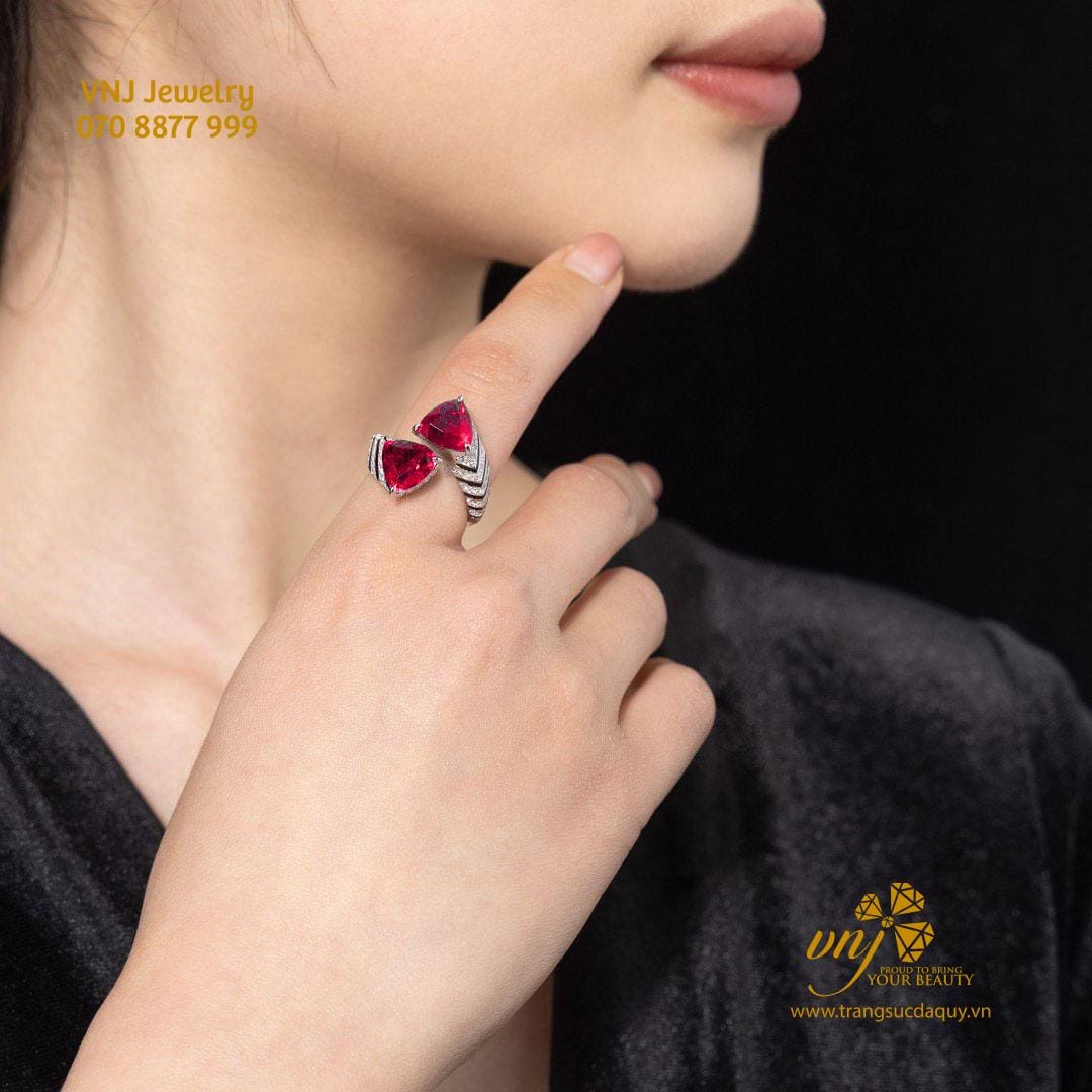 Bộ Trang Sức Đá Spinel Thiên Nhiên BSI1