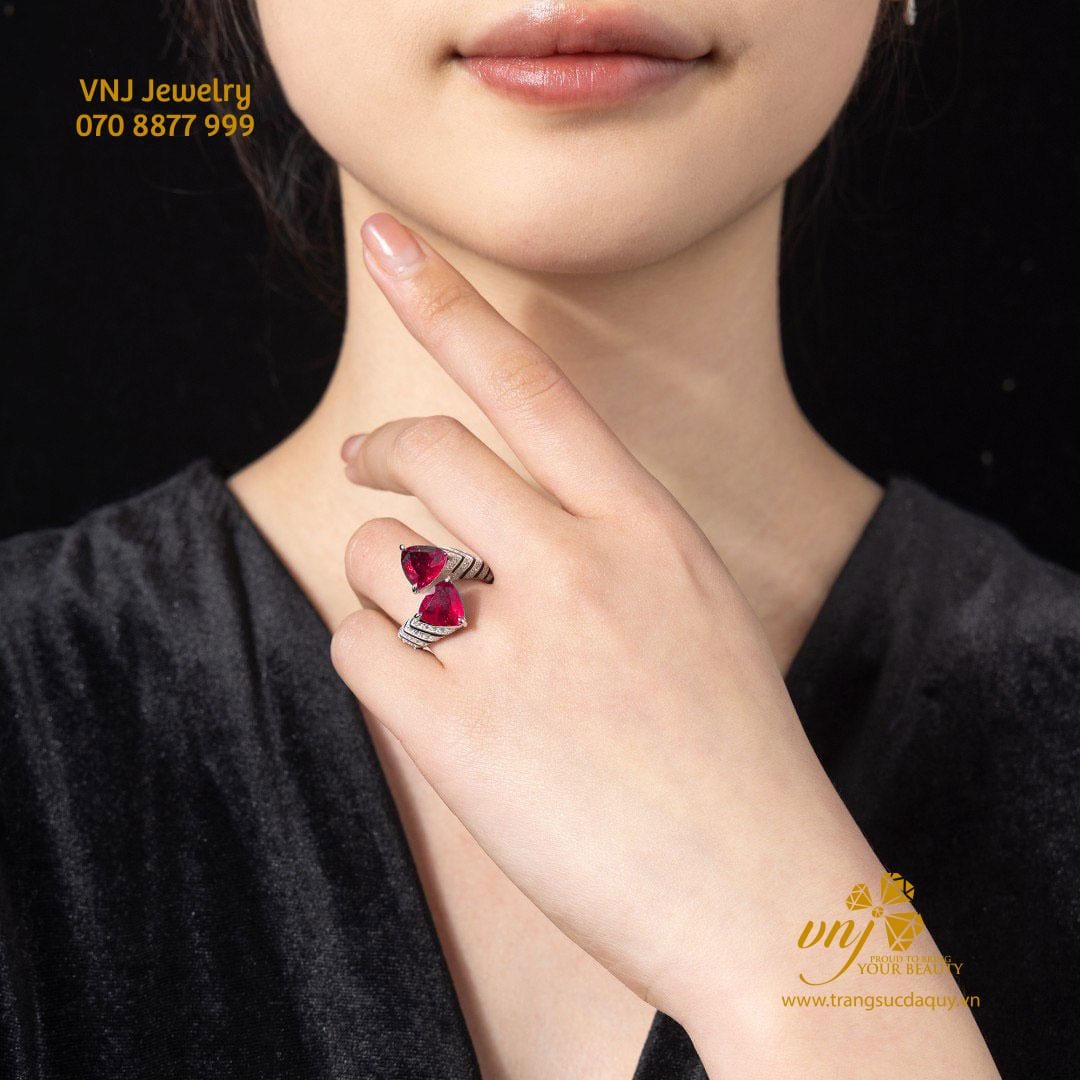 Bộ Trang Sức Đá Spinel Thiên Nhiên BSI1
