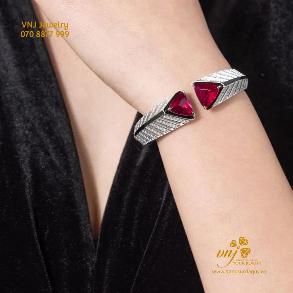 Bộ Trang Sức Đá Spinel Thiên Nhiên BSI1