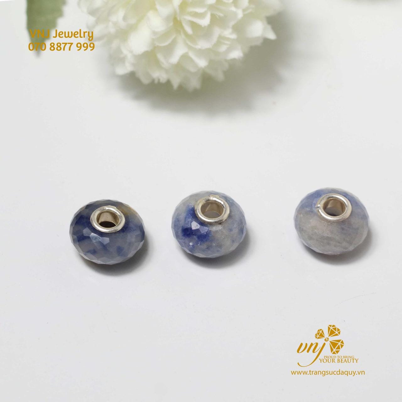 Charm Đá Sapphire Xuyên Tâm CDS3 - Ảnh 3