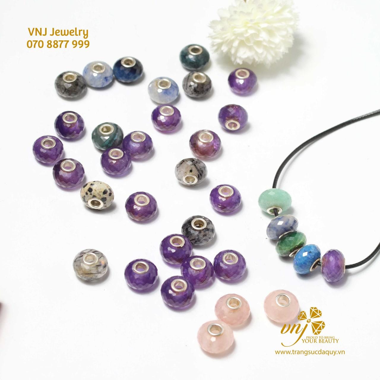 Charm Đá Thạch Anh Xanh Aventurine CDQX3 - Ảnh 6