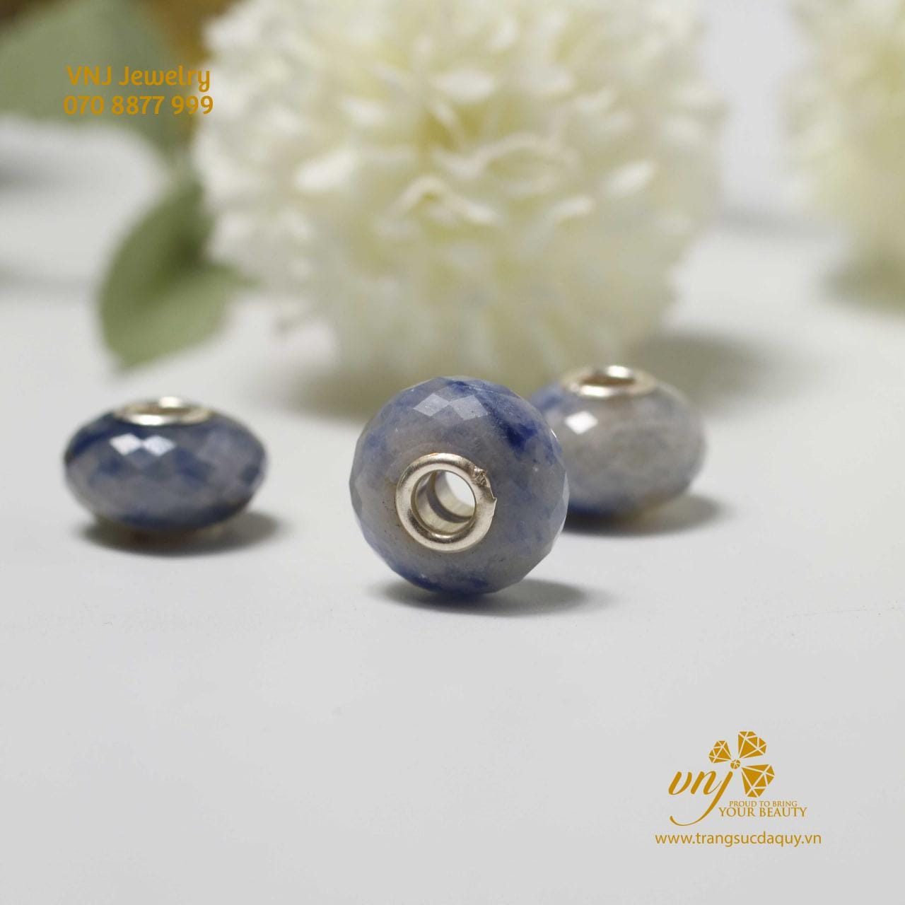 Charm Đá Sapphire Xuyên Tâm CDS3 - Ảnh 2