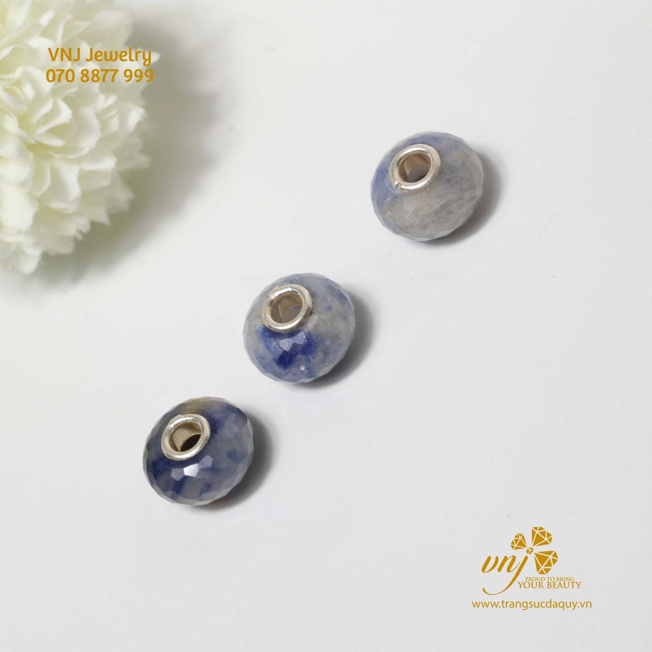 Charm Đá Sapphire Xuyên Tâm CDS3 - Ảnh 4