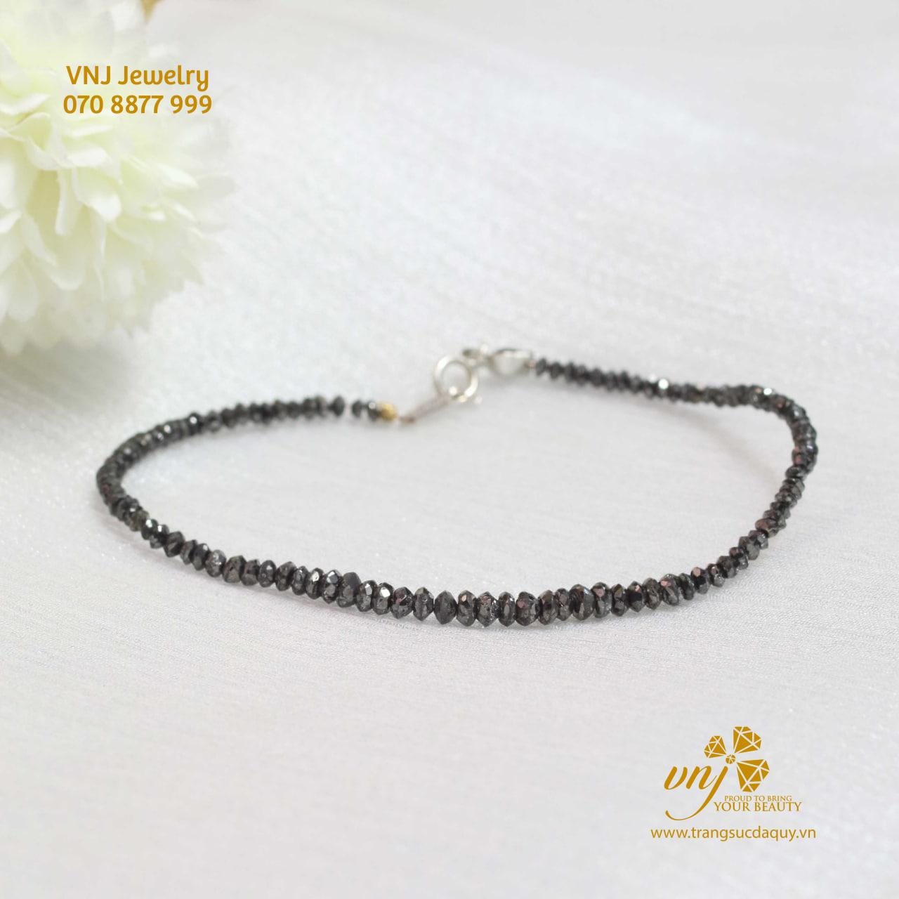 Chuỗi Kim Cương Black Diamond Thiên Nhiên VDKC2
