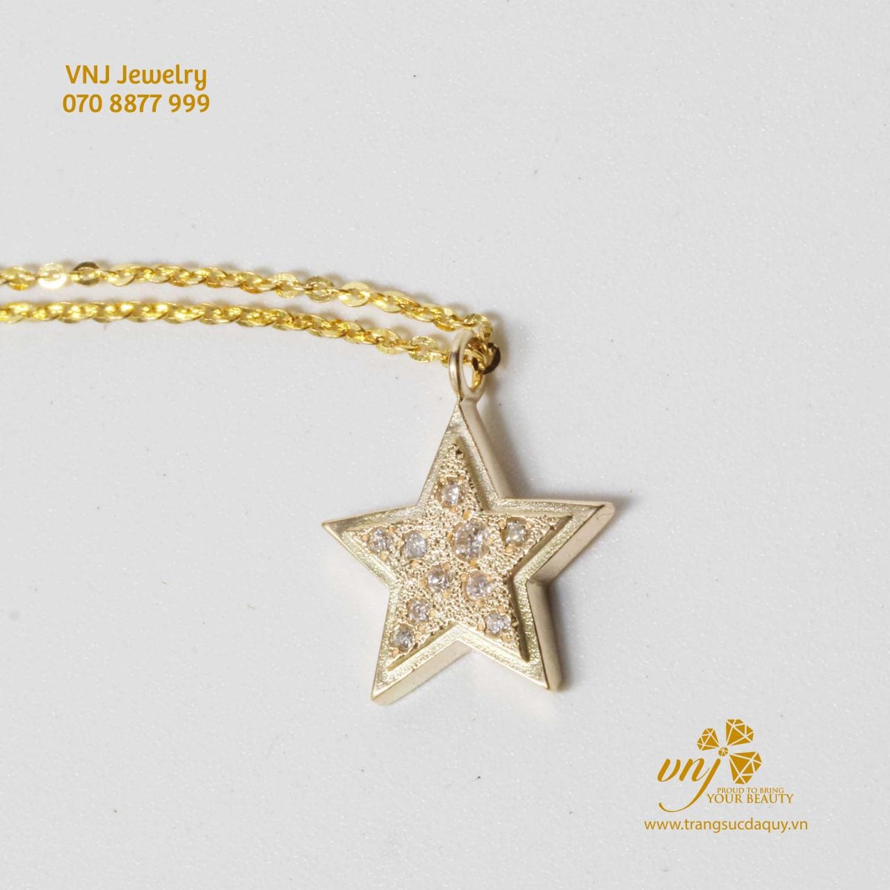 Mặt Dây Ngôi Sao Đính Kim Cương MDKC4 - Ảnh 6