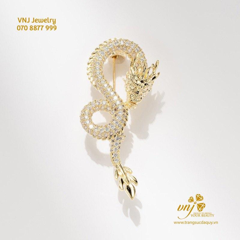 Ghim Cài Áo Hình Con Rồng CF20