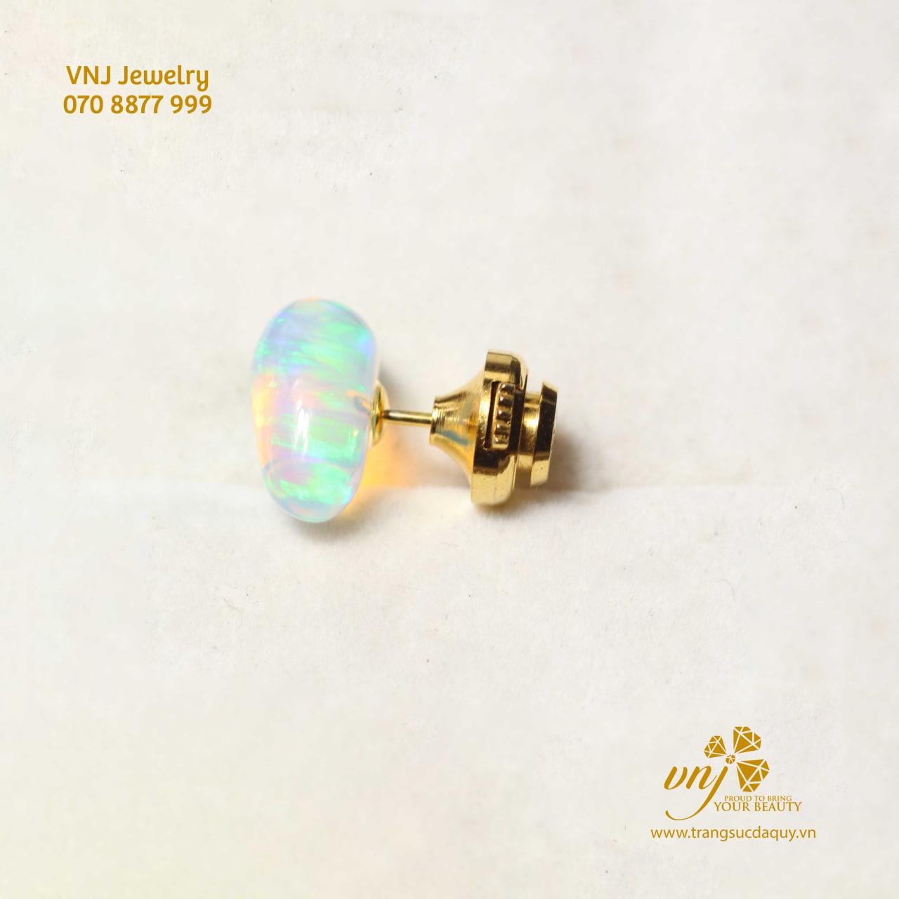 Pin Cài Áo Đá Opal Thiên Nhiên CF18