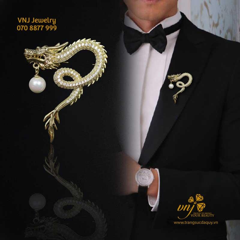 Ghim Cài Áo Con Rồng CF25