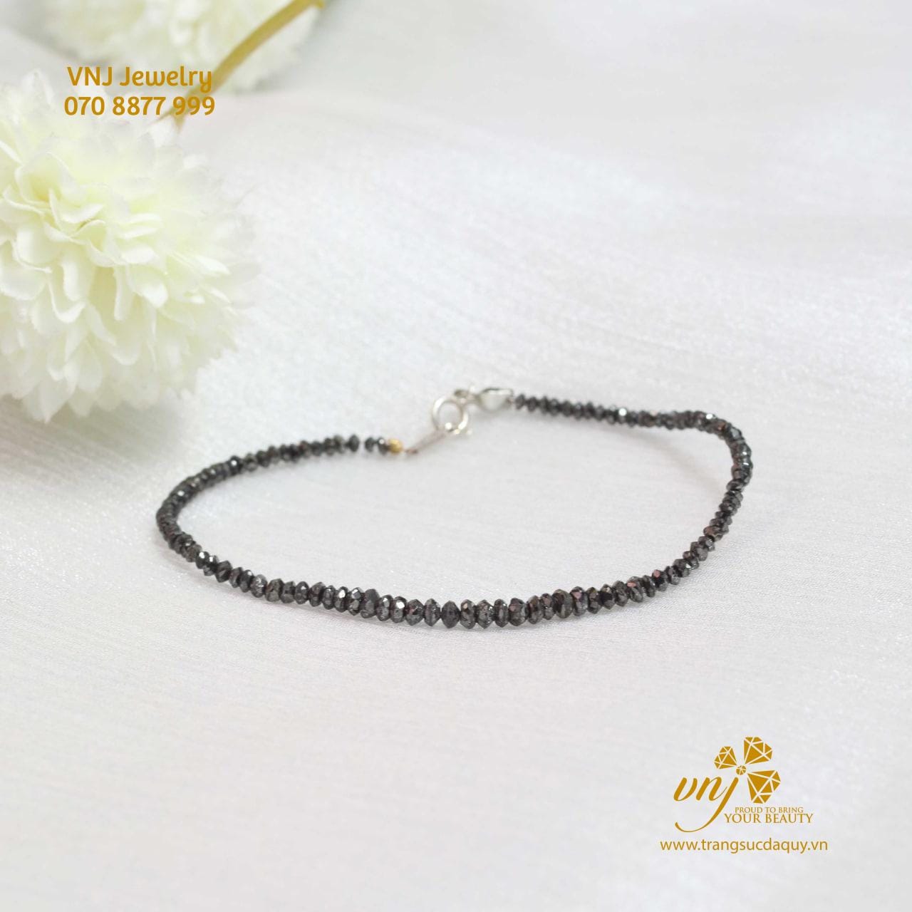 Chuỗi Kim Cương Black Diamond Thiên Nhiên VDKC2 - Ảnh 3
