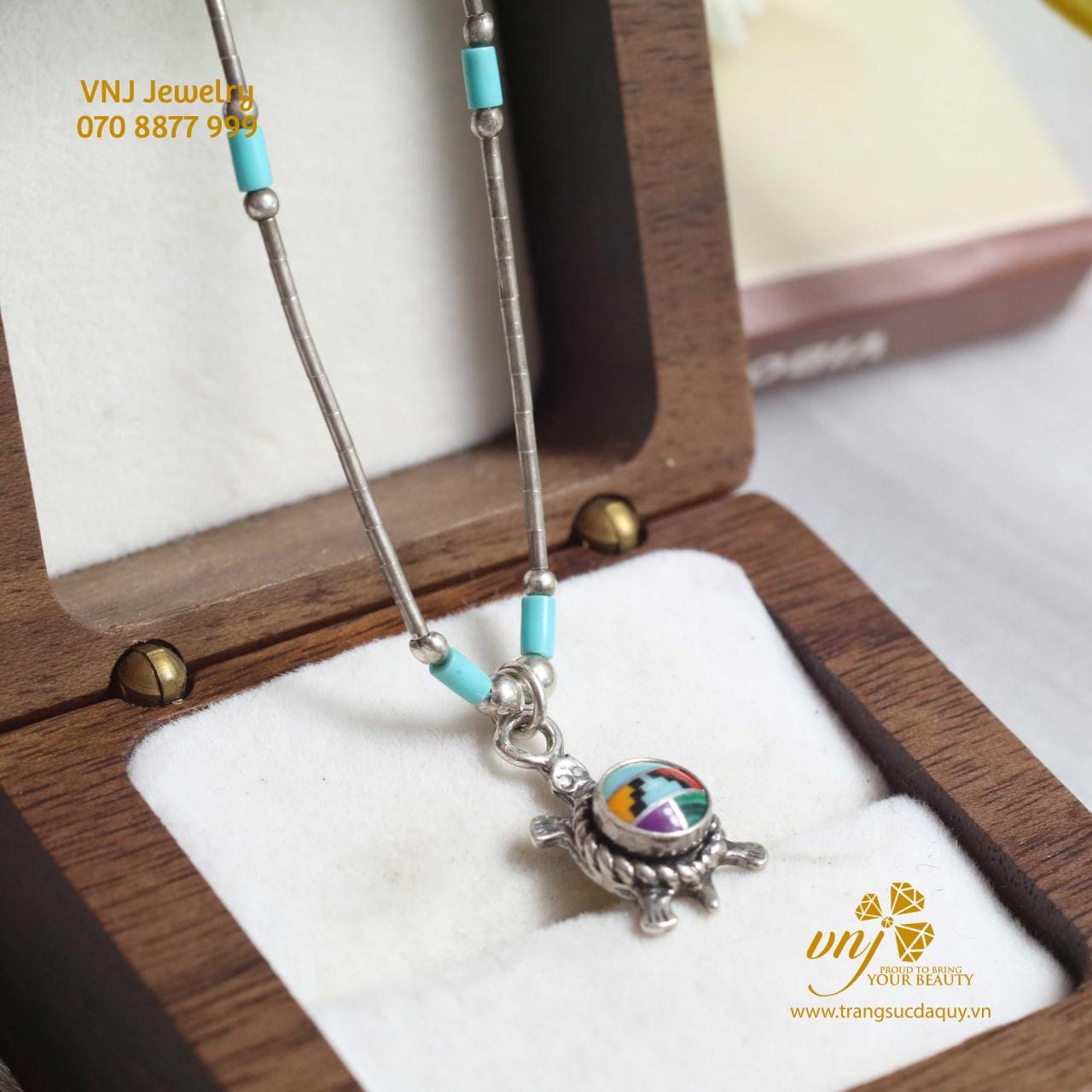 Mặt Dây Chuyền Hình Rùa Bạc MDB1