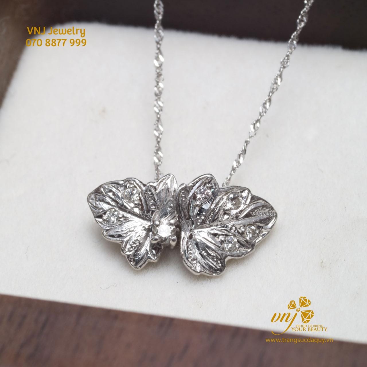 Mặt Dây Lá Phong Bạch MDKC7 - Ảnh 3