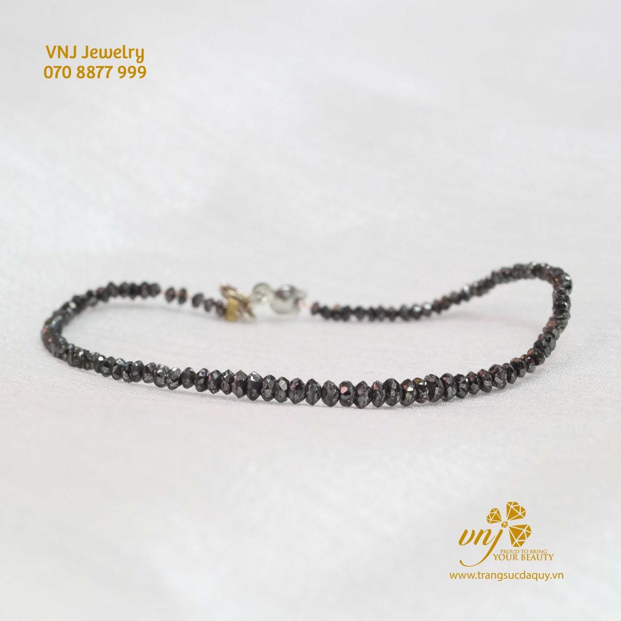 Chuỗi Kim Cương Black Diamond Thiên Nhiên VDKC2