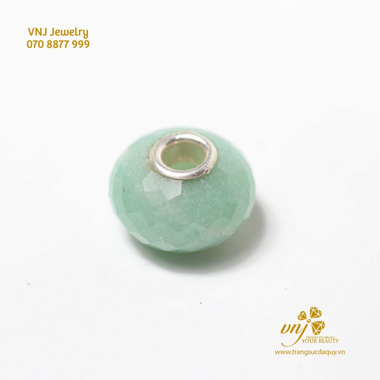 Charm Đá Thạch Anh Xanh Aventurine CDQX3 - Ảnh 3