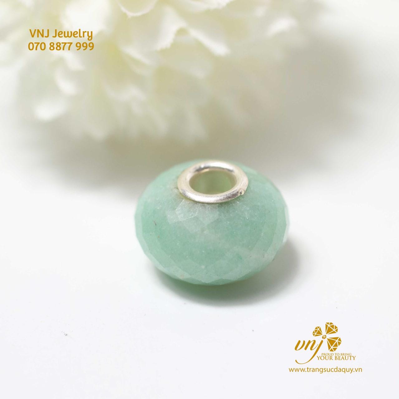 Charm Đá Thạch Anh Xanh Aventurine CDQX3 - Ảnh 4
