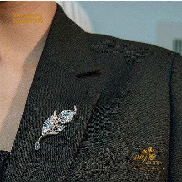 Combo Nhẫn Kèm Cài Áo Chiếc Lá CF29 - Ảnh 8