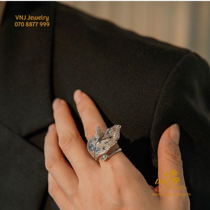 Combo Nhẫn Kèm Cài Áo Chiếc Lá CF29 - Ảnh 7