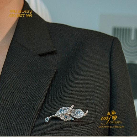 Combo Nhẫn Kèm Cài Áo Chiếc Lá CF29 - Ảnh 4