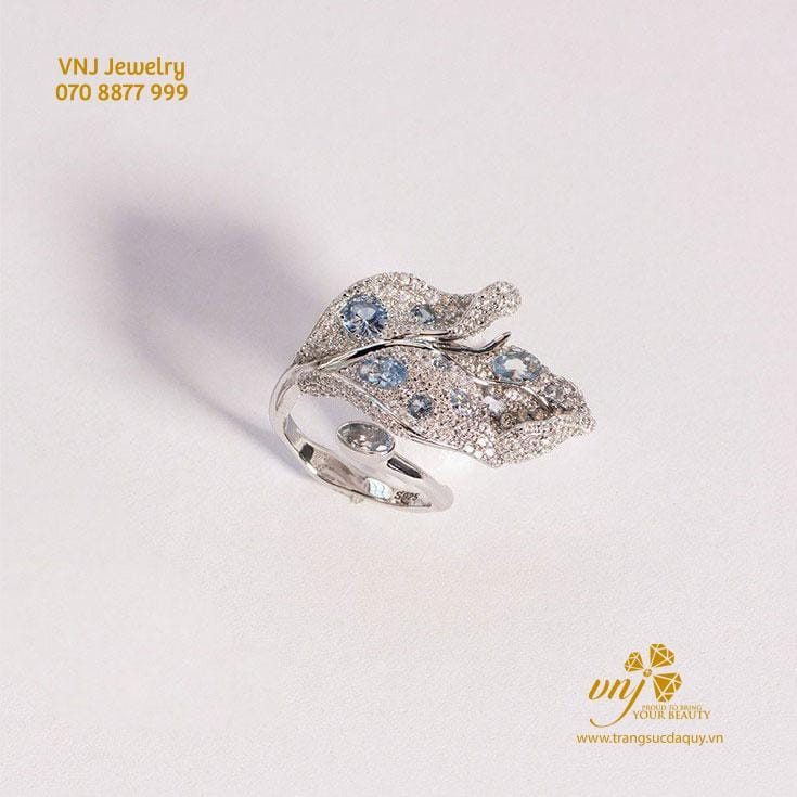 Combo Nhẫn Kèm Cài Áo Chiếc Lá CF29 - Ảnh 3