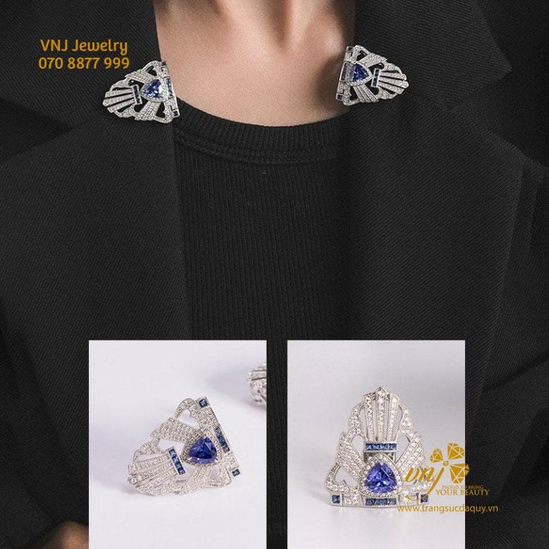 Combo Đa Năng - Mặt Dây Chuyền - Ghim Cài Áo- Cufflink CF28 - Ảnh 2