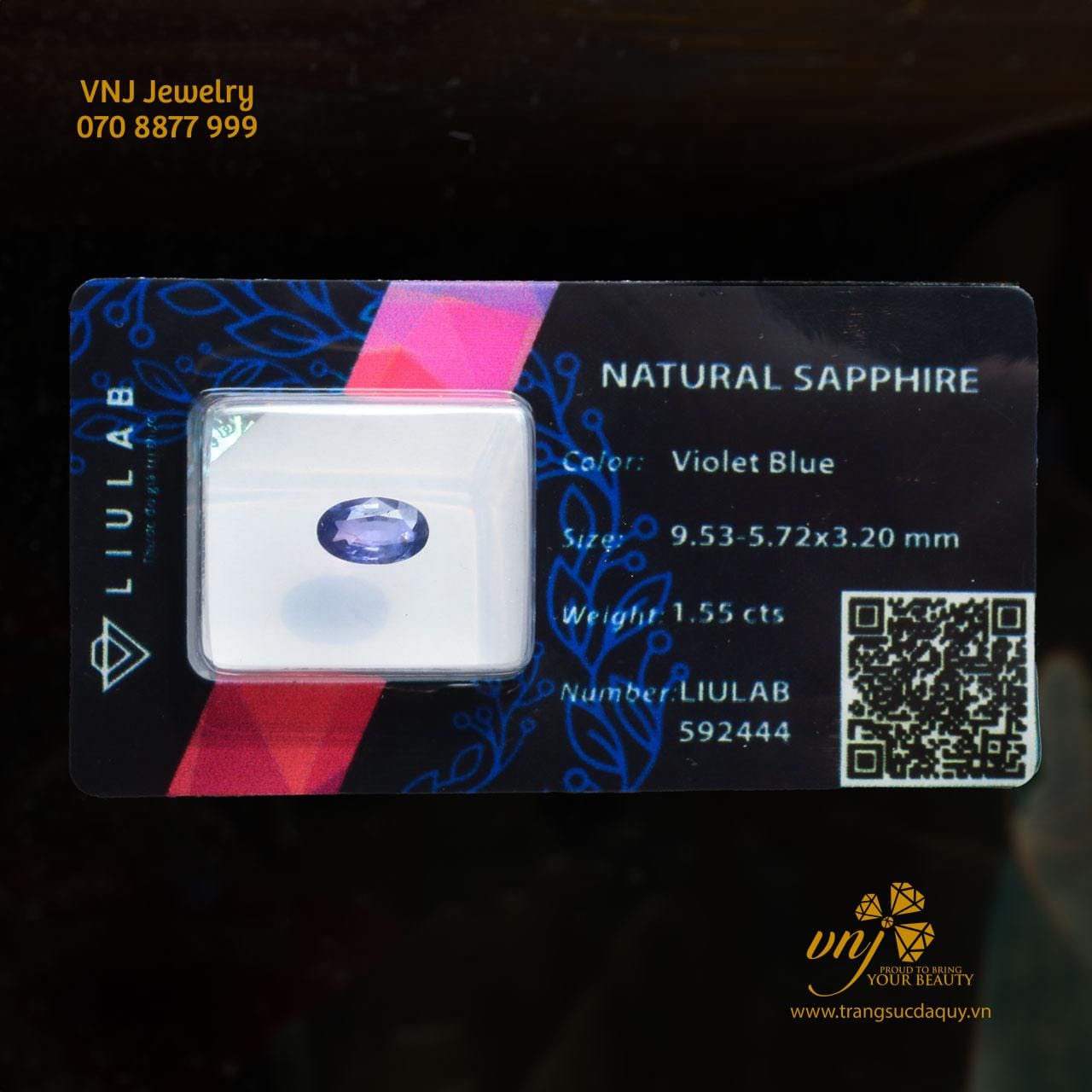 Sapphire Xanh Blue Thiên Nhiên VJS88