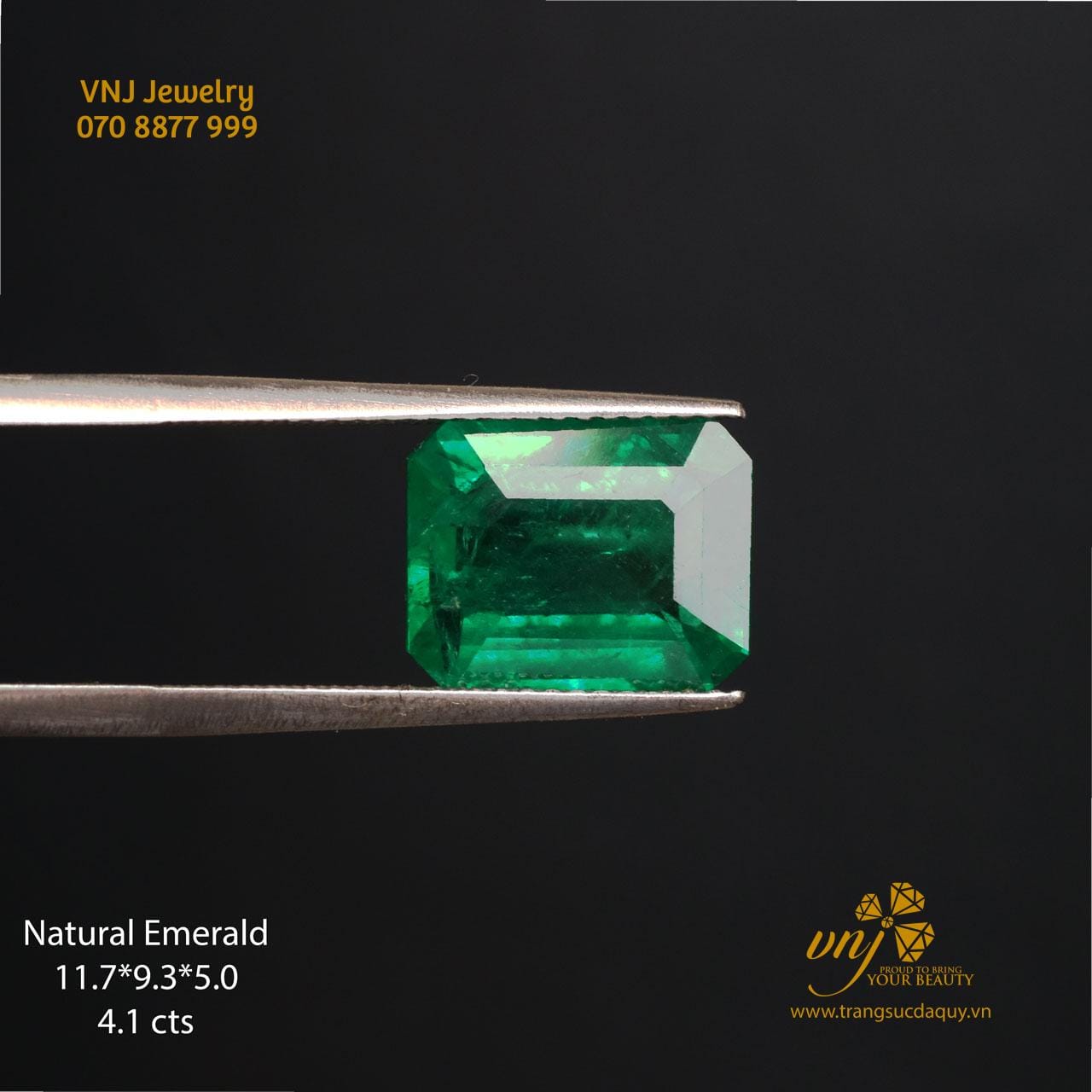 Đá Emerald Thiên Nhiên DQE14