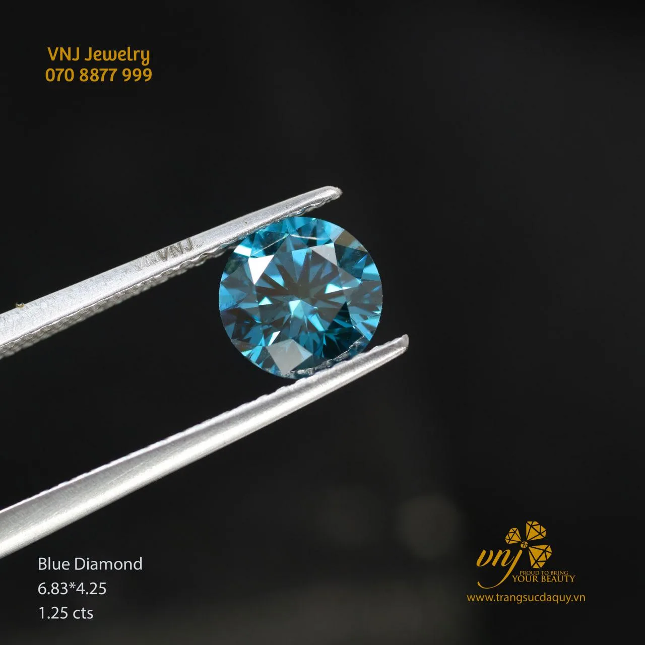 Kim Cương Xanh Dương - Blue Diamond