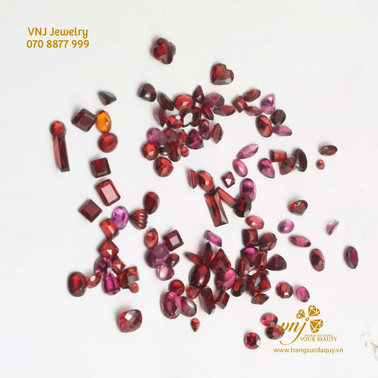 Đá Garnet Đỏ Thiên Nhiên DQG9 - Ảnh 2